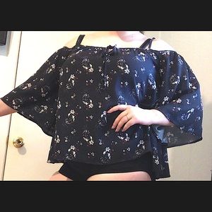 Grayson threads spaghetti strap off the shoulder